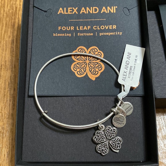 Alex and Ani Four Leaf Clover set, new - Picture 2 of 7